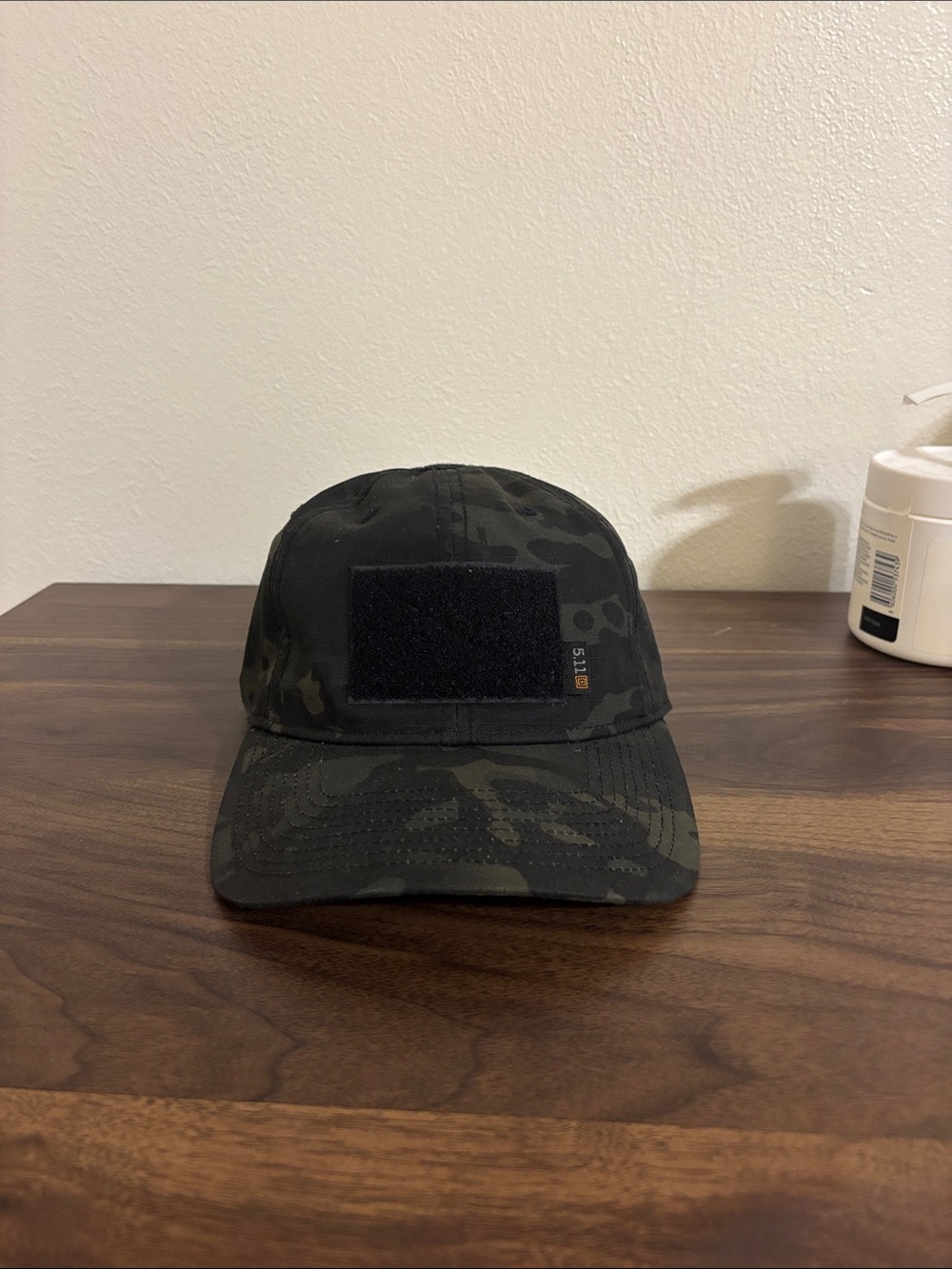 5.11 Tactical Black Camo Patch Baseball Cap